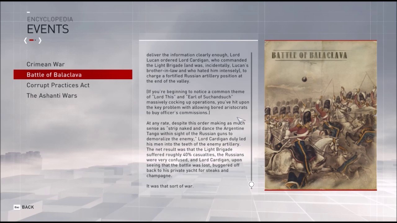 Encycoplédie Assassin's Creed